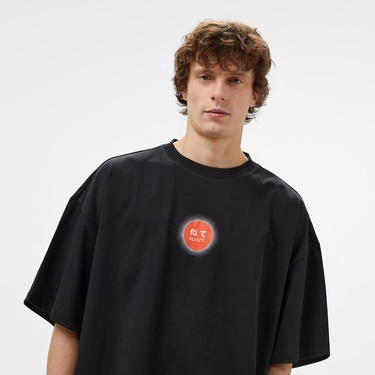  UNITED4 Sport Erkek Siyah T-Shirt