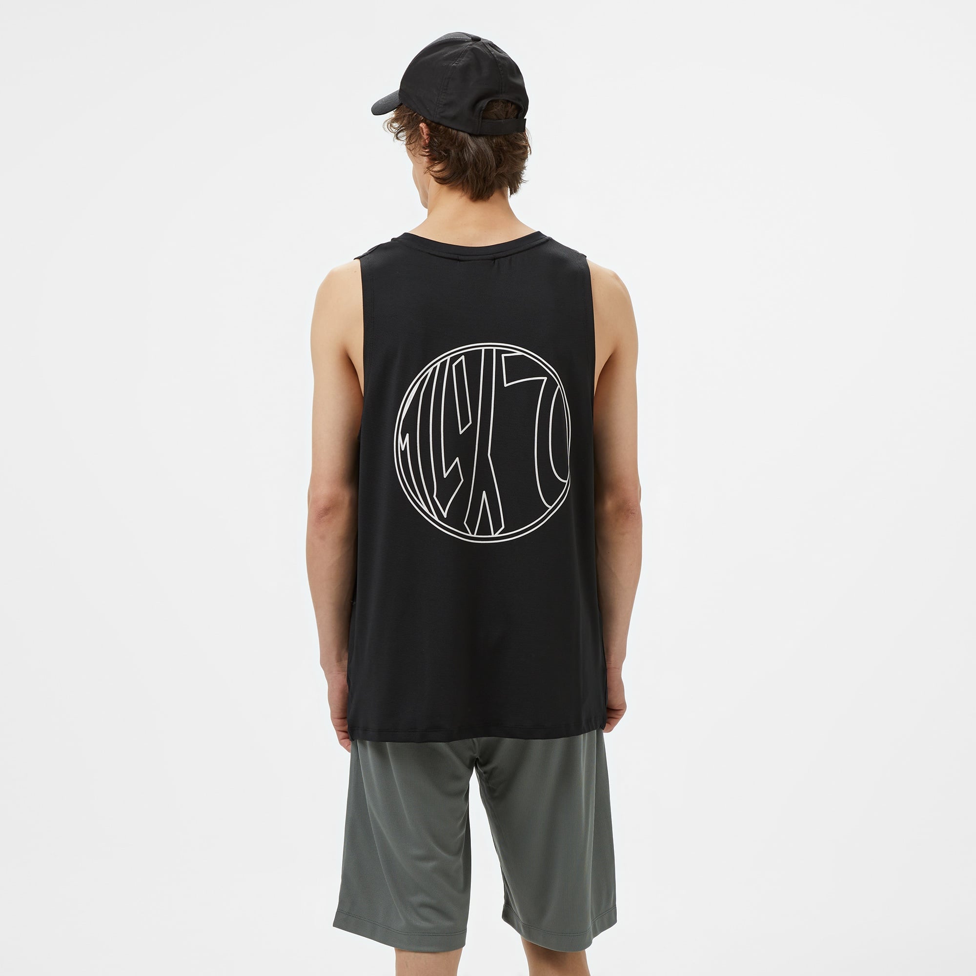 UNITED4 Sport Erkek Siyah Antrenman Atleti