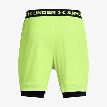  Under Armour Vanish Voven 2in1 Erkek Yeşil Antrenman Şortu