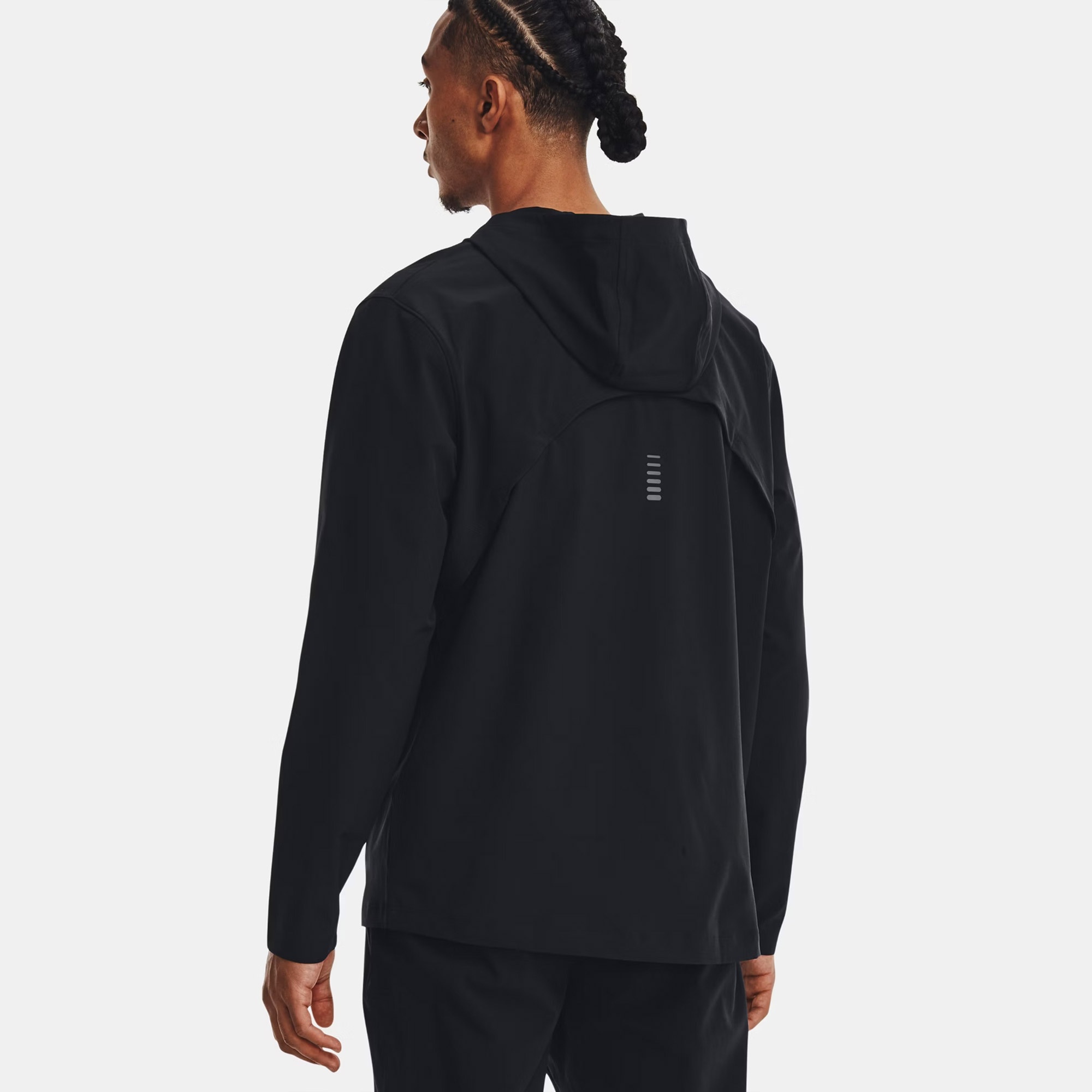 Under Armour Outrun The Storm Erkek Siyah Koşu Ceket