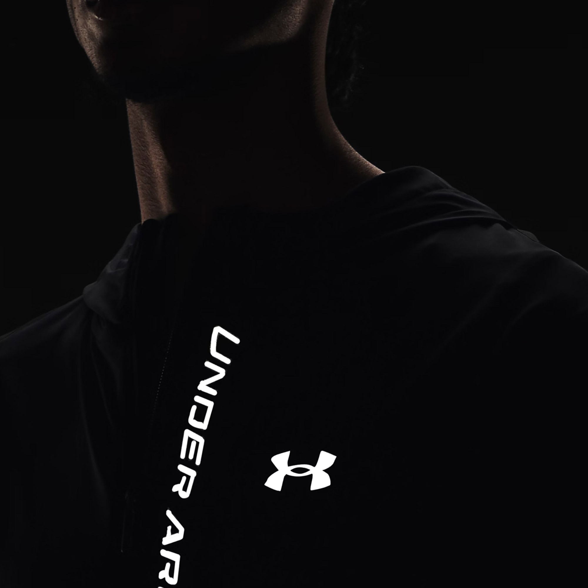 Under Armour Outrun The Storm Erkek Siyah Koşu Ceket