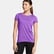 Under Armour Tech Mesh Kadın Mor Antrenman T-Shirt