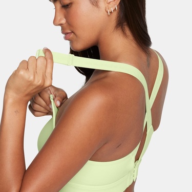  Under Armour Infinity High 2.0 Kadın Yeşil Antrenman Bra