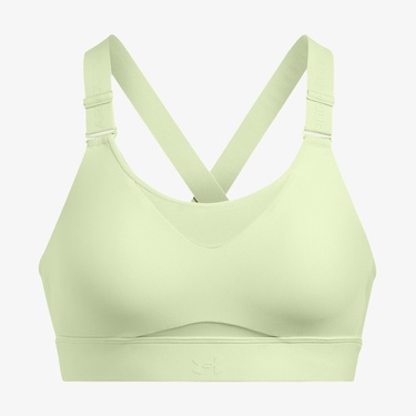  Under Armour Infinity High 2.0 Kadın Yeşil Antrenman Bra