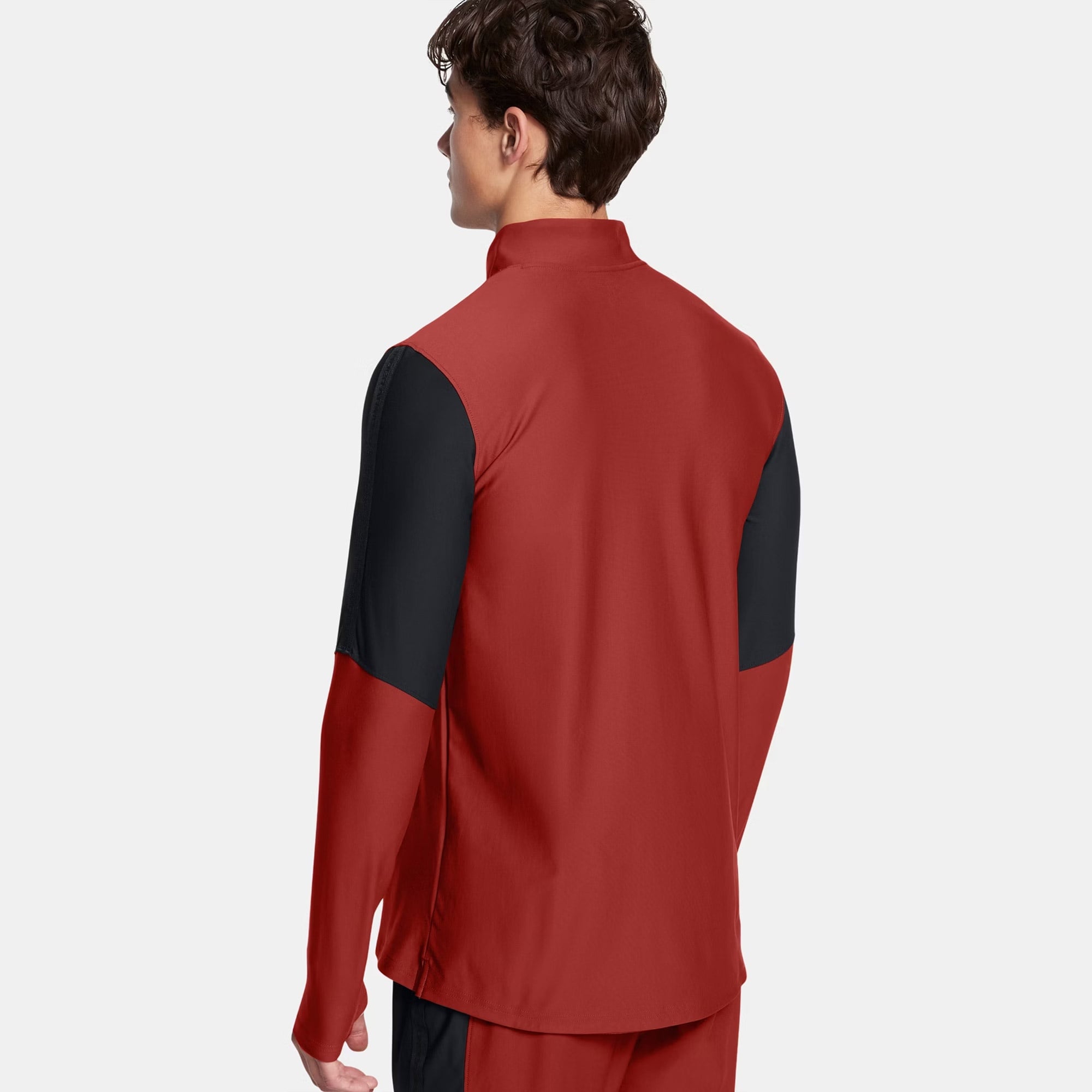 Under Armour Challenger Pro 1/4 Zip Erkek Kırmızı Futbol Üstü