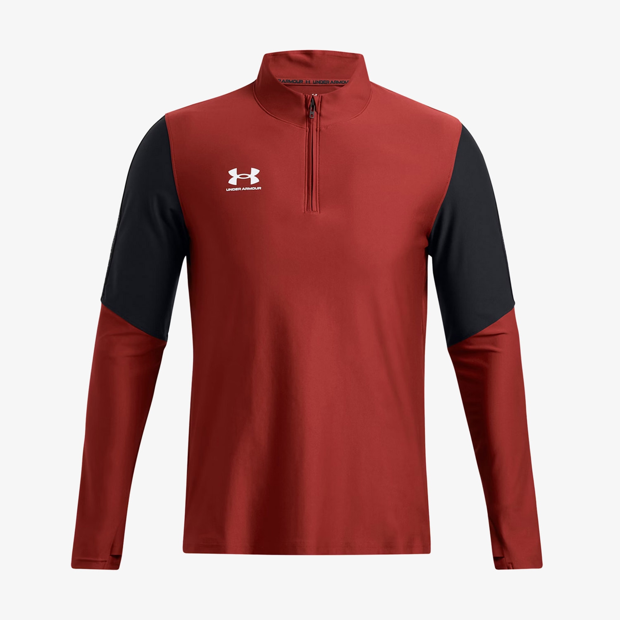 Under Armour Challenger Pro 1/4 Zip Erkek Kırmızı Futbol Üstü