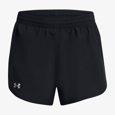  Under Armour Fly By 2in 1 Kadın Siyah Antrenman Şortu