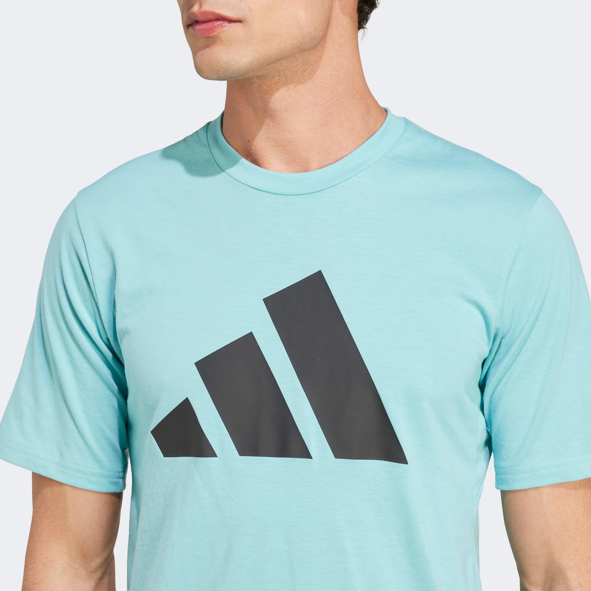 adidas Training Essentials Erkek Mavi Antrenman T-Shirt