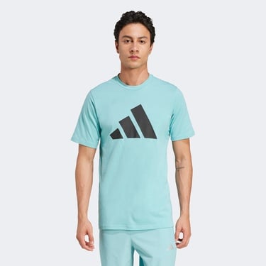 adidas Training Essentials Erkek Mavi Antrenman T-Shirt
