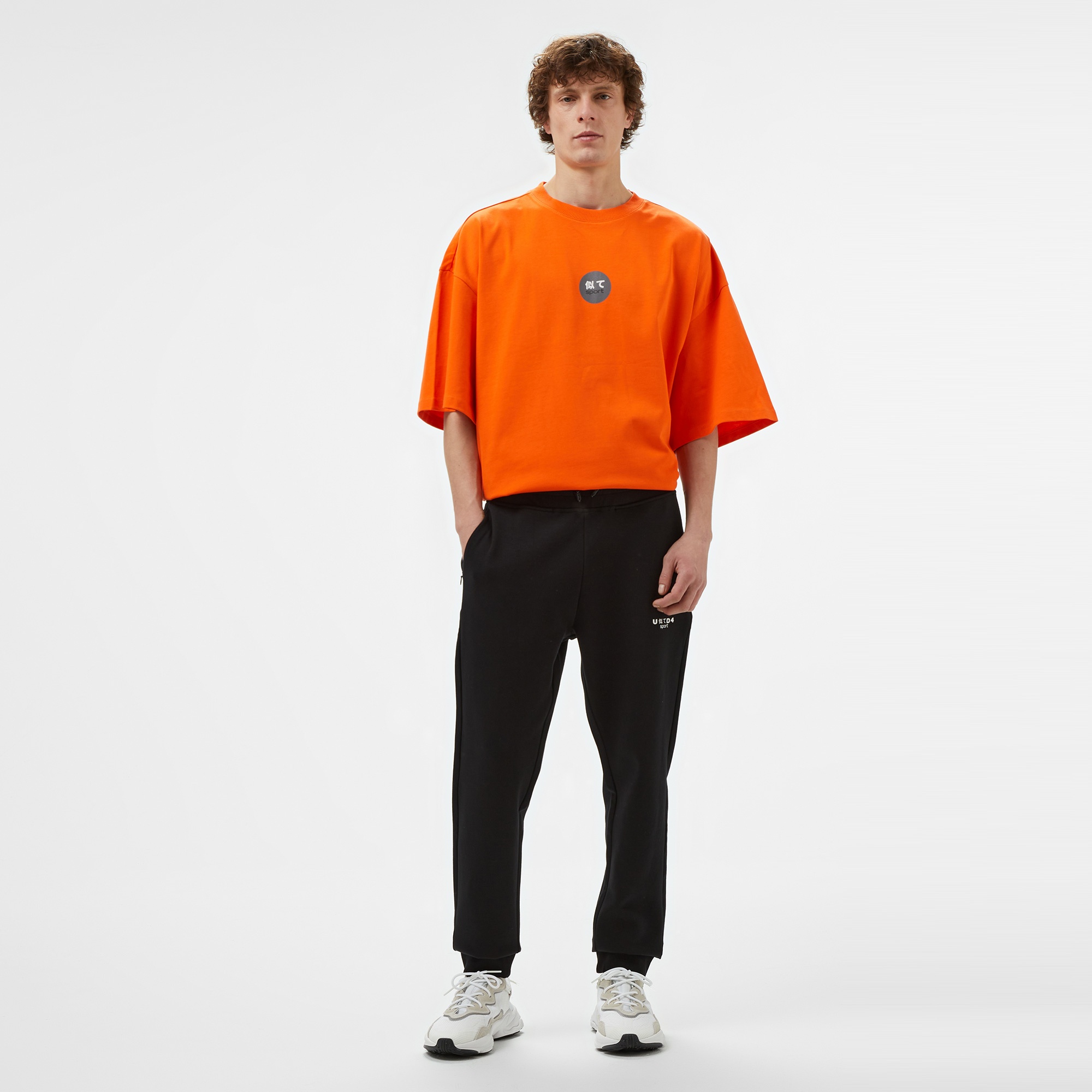 United4 Sport Erkek Turuncu Antrenman T-Shirt