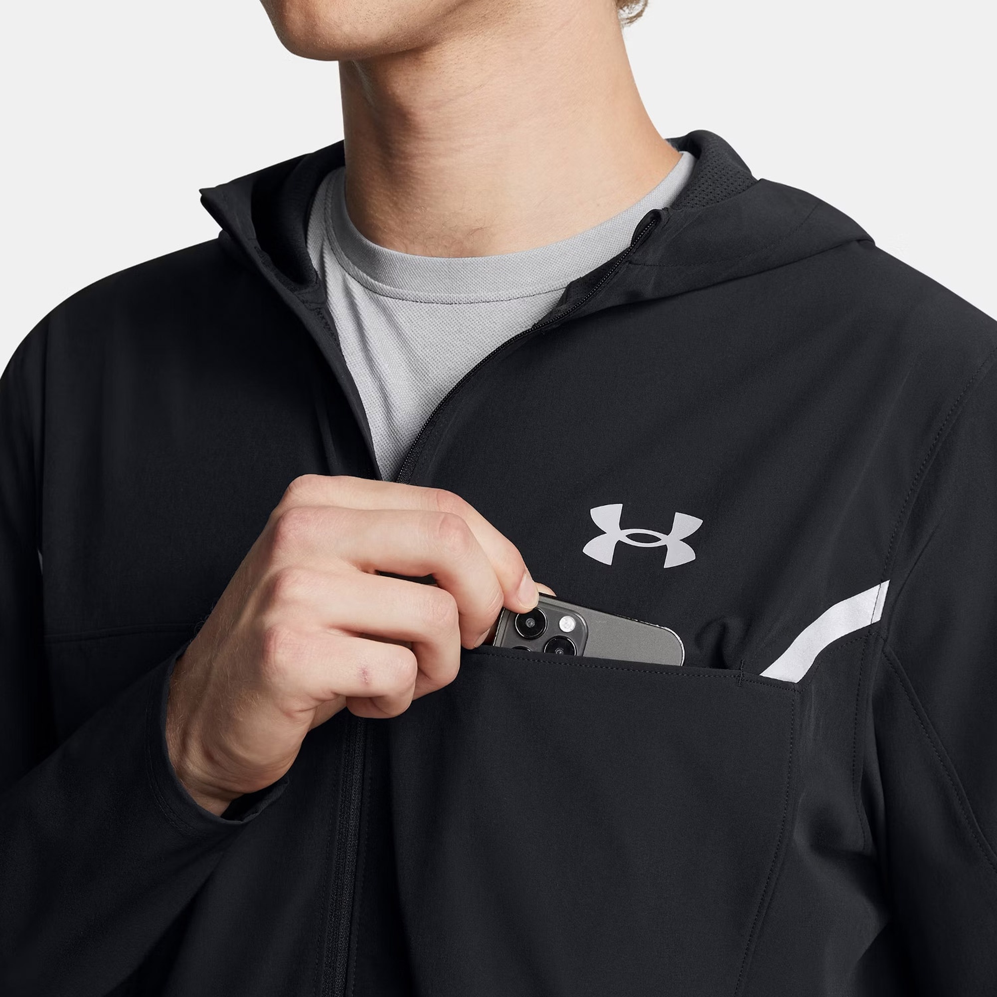 Under Armour Vanish Utility Erkek Siyah Günlük Ceket