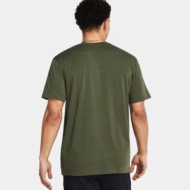  Under Armour Heavyweight Erkek Yeşil Basketbol T-Shirt