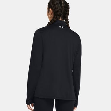  Under Armour Tech 1/2 Zipped Solid Kadın Siyah Antrenman Üstü