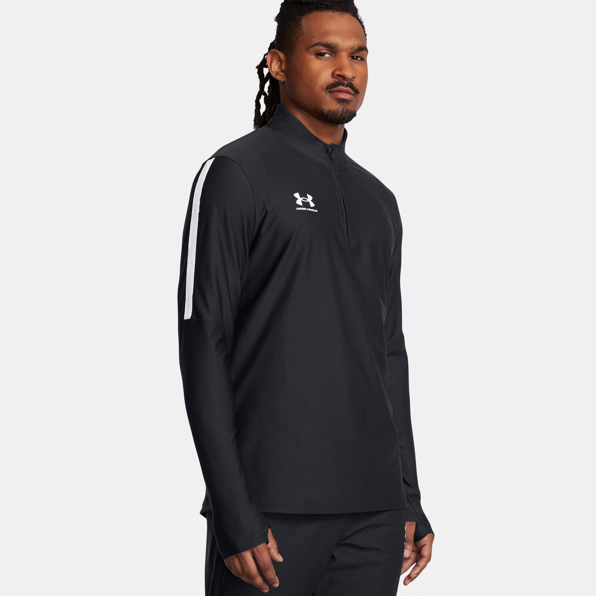 Under Armour Challenger Pro 1/4 Zip Erkek Siyah Futbol Üstü