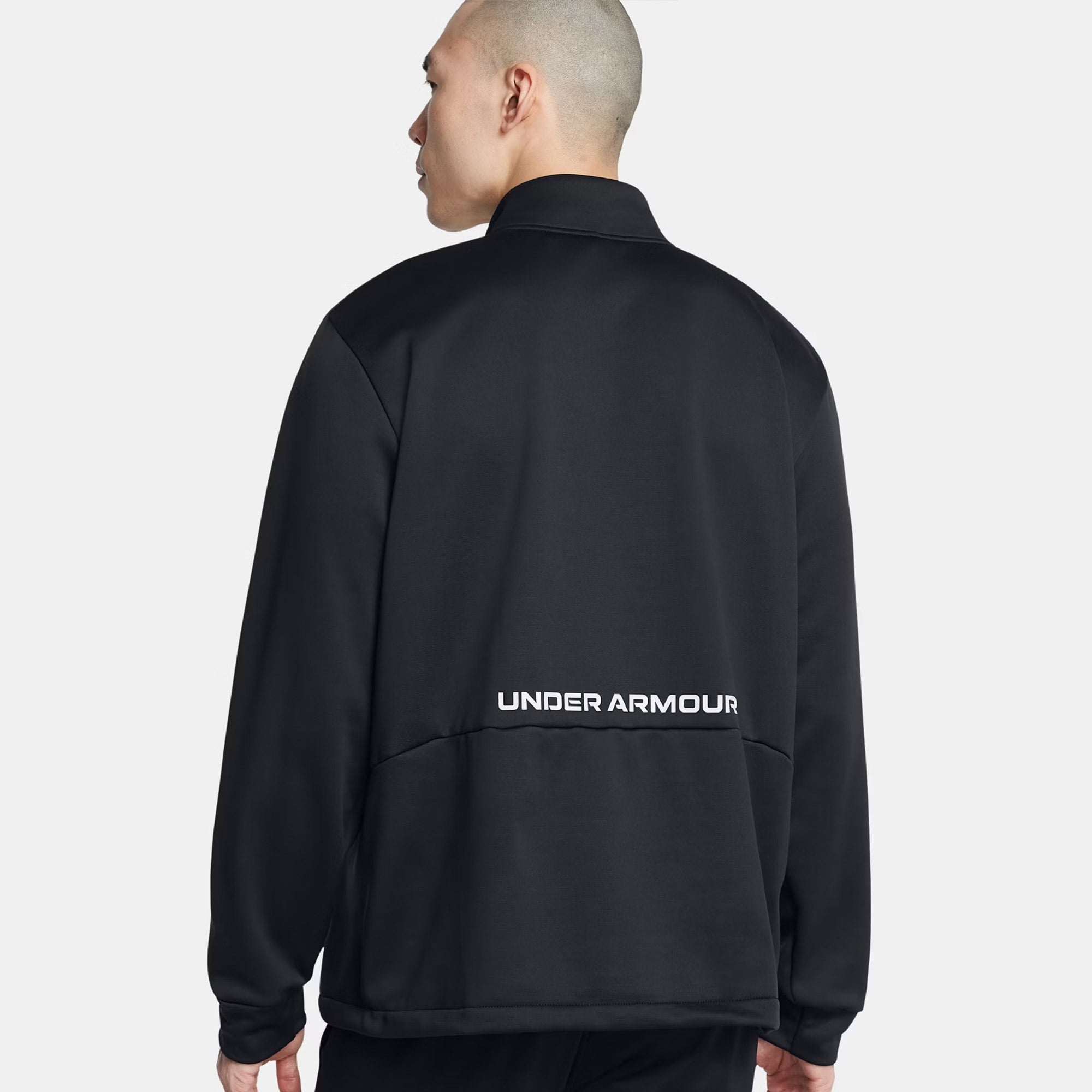Under Armour Fleece Half Zipped Erkek Siyah Günlük Ceket