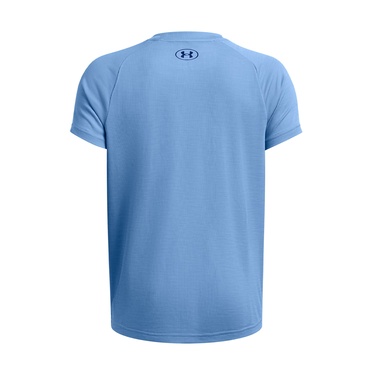  Under Armour Tech Textured Erkek Mavi Antrenman T-Shirt