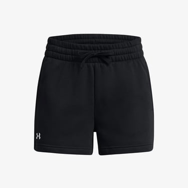  Under Armour Rival Fleece Kadın Siyah Antrenman Şortu