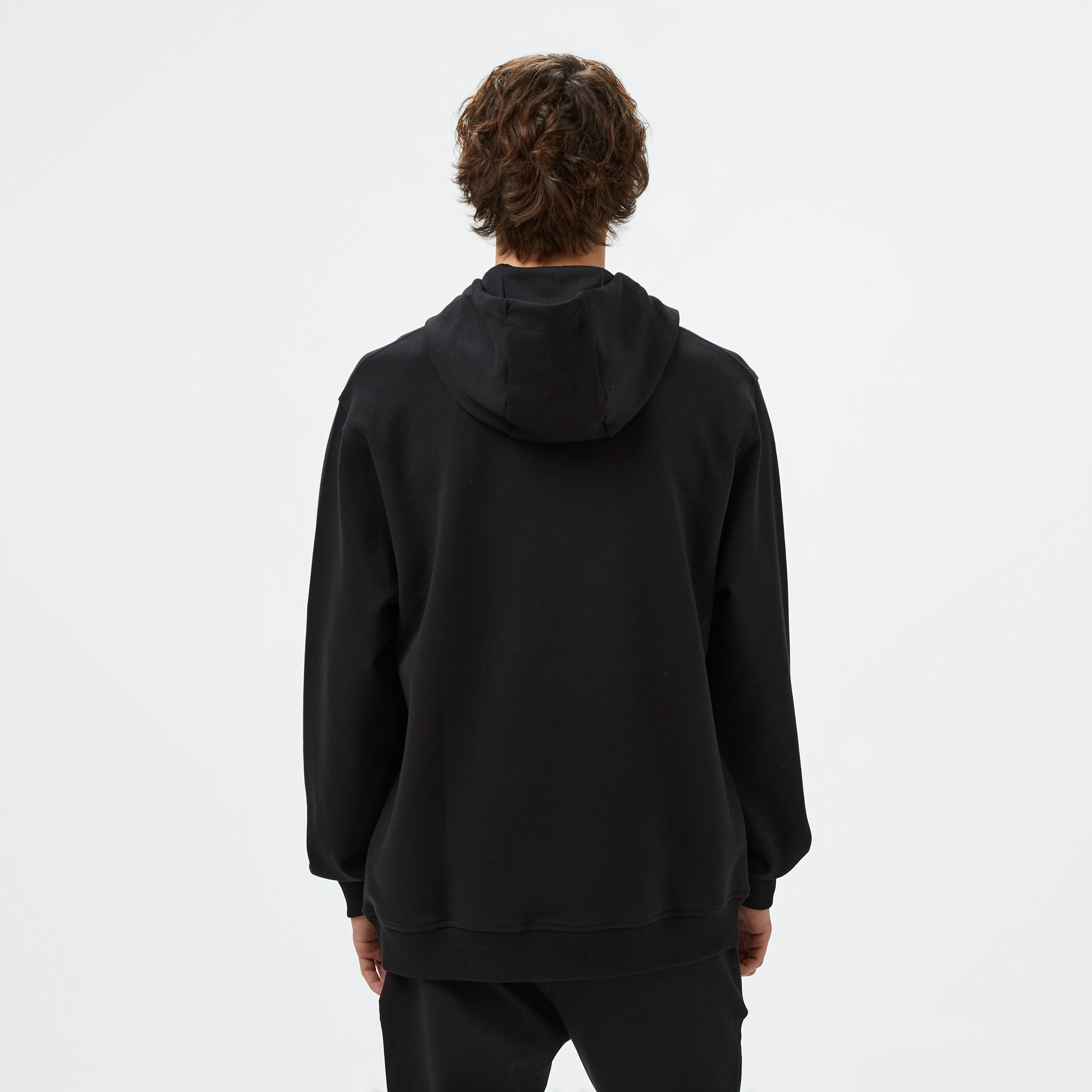 UNITED4 Sport Erkek Siyah Antrenman Sweatshirt