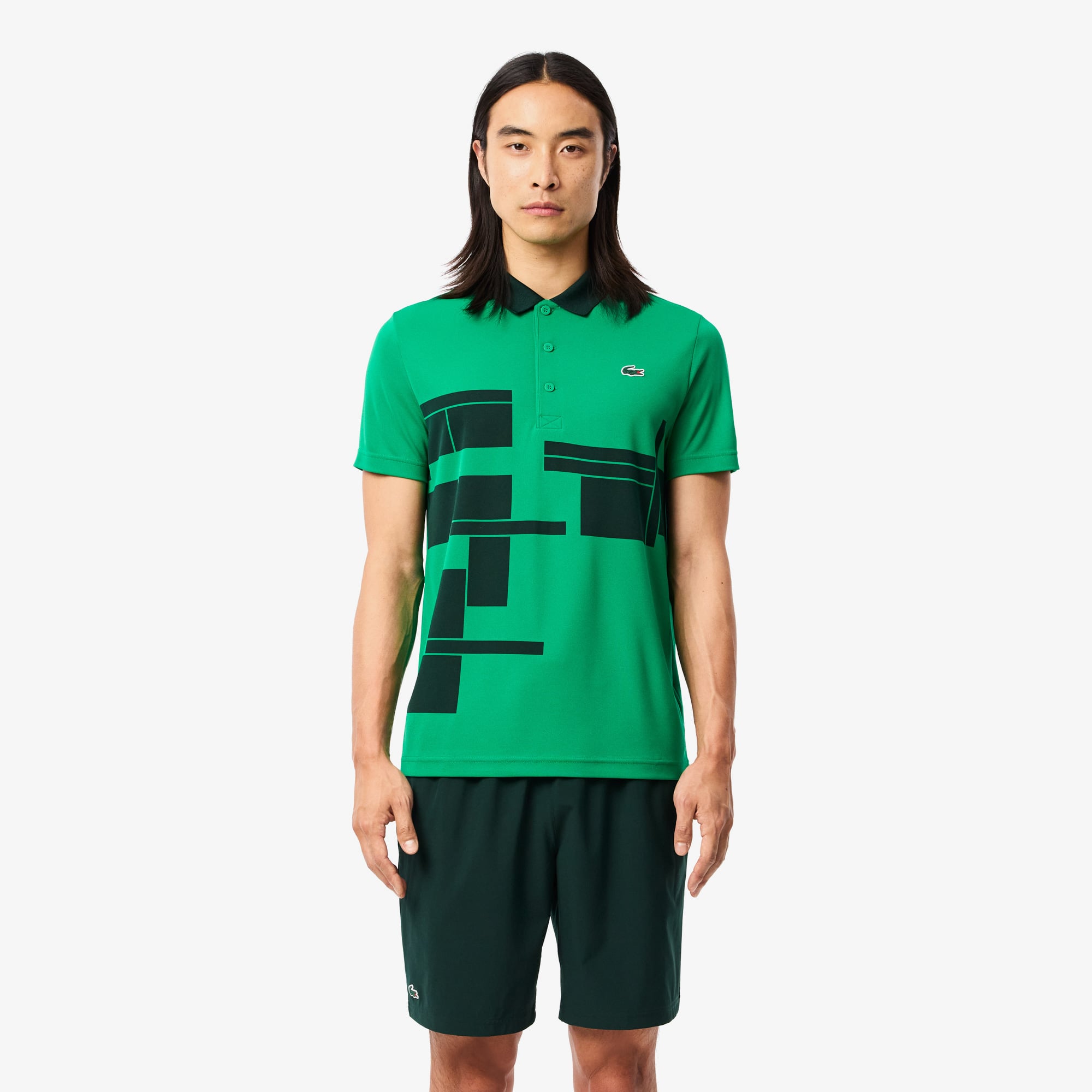  Novak Djokovic Erkek Koyu Yeşil Şort