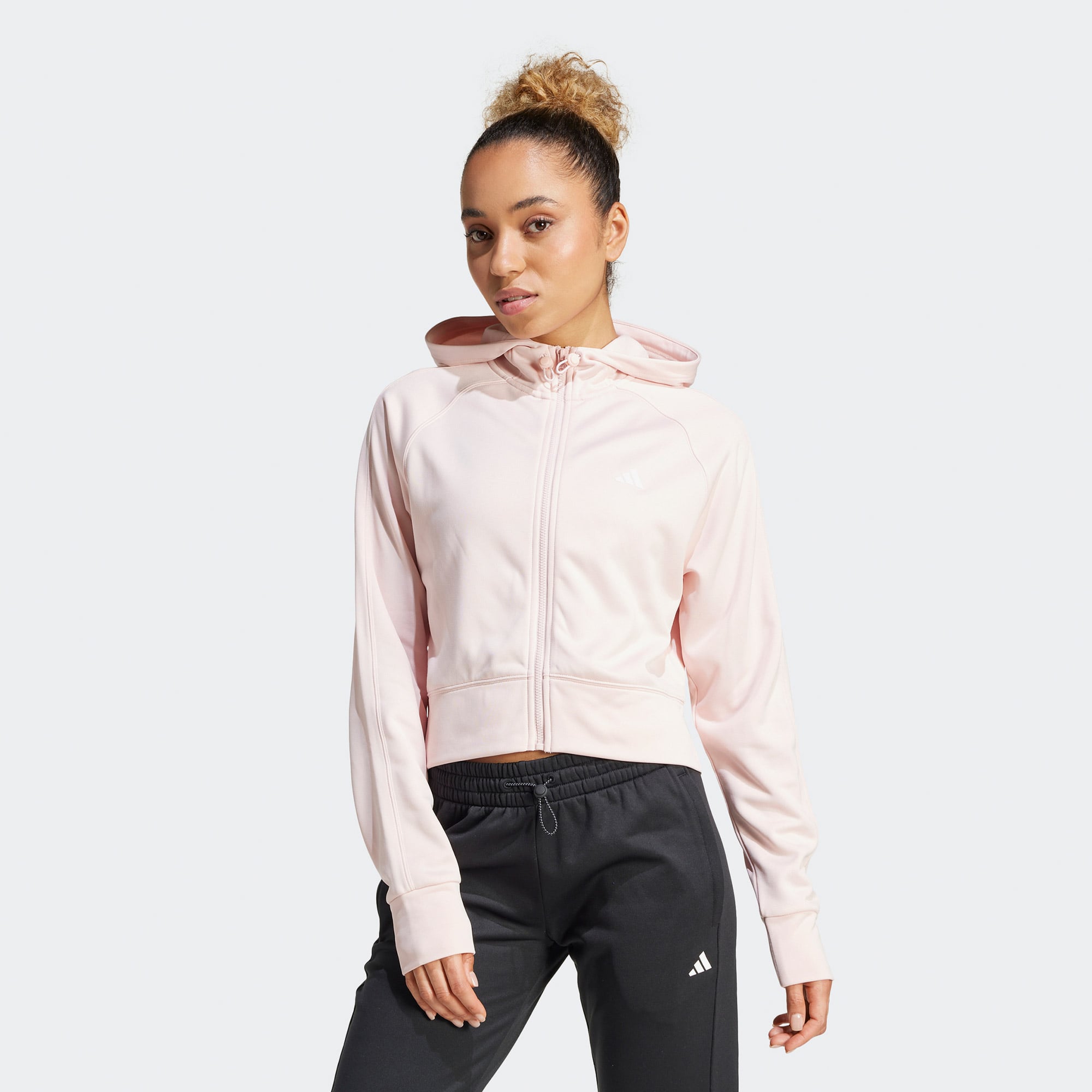  adidas Aeroready Game and Go Kadın Pembe Antrenman Üstü