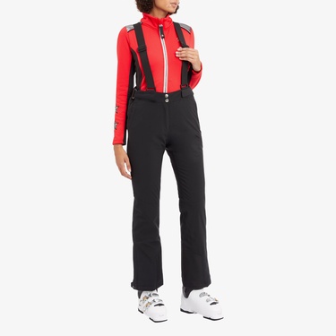  McKinley Dina II Kadın Siyah Askılı Kayak Pantolonu