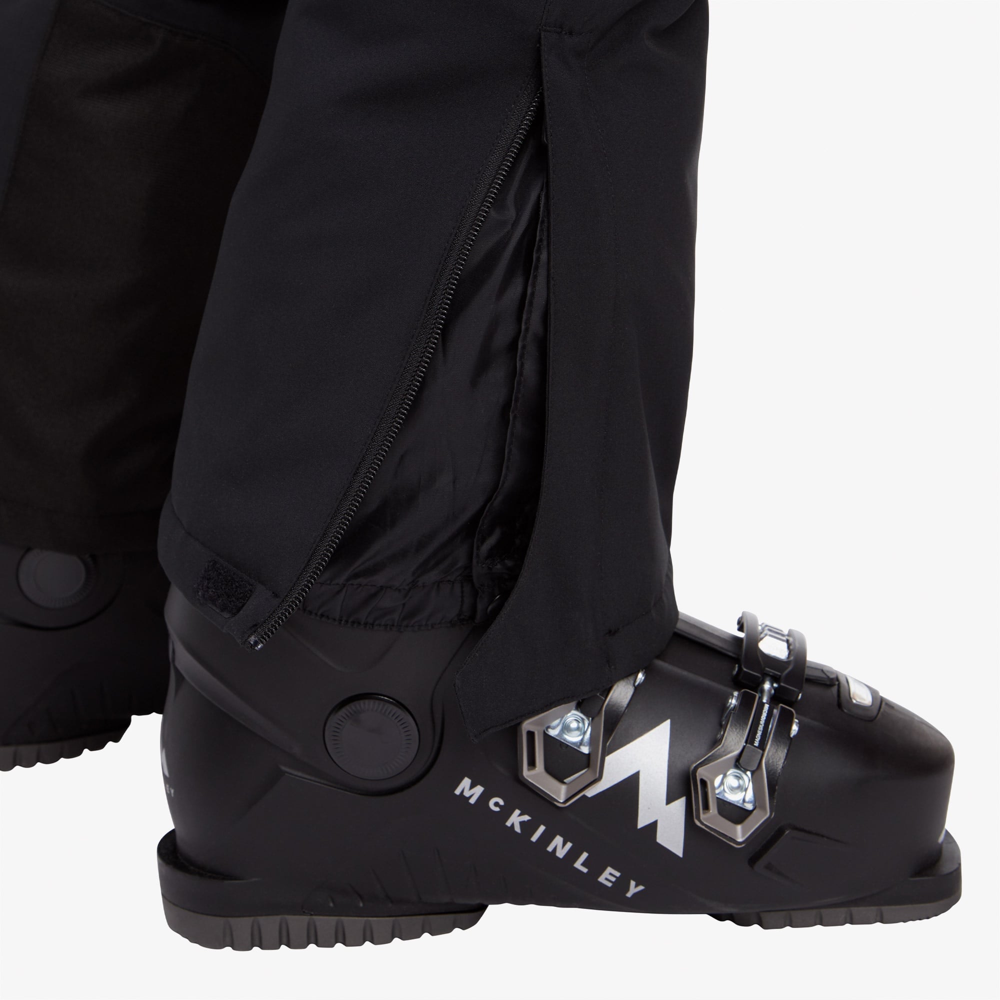McKinley Dina II Kadın Siyah Askılı Kayak Pantolonu
