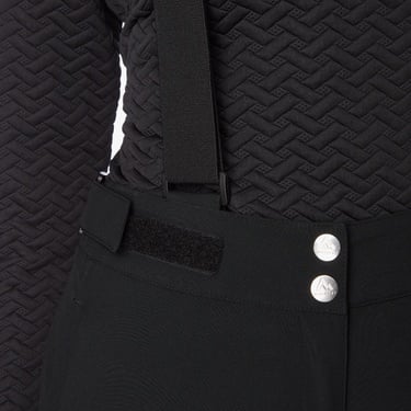  McKinley Dina II Kadın Siyah Askılı Kayak Pantolonu