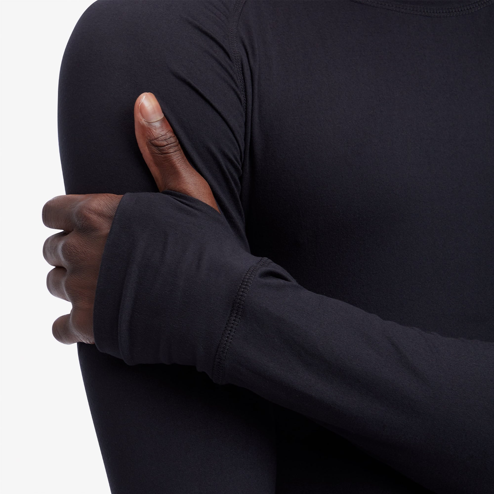 McKinley Dustin II Erkek Siyah Uzun Kollu T-Shirt