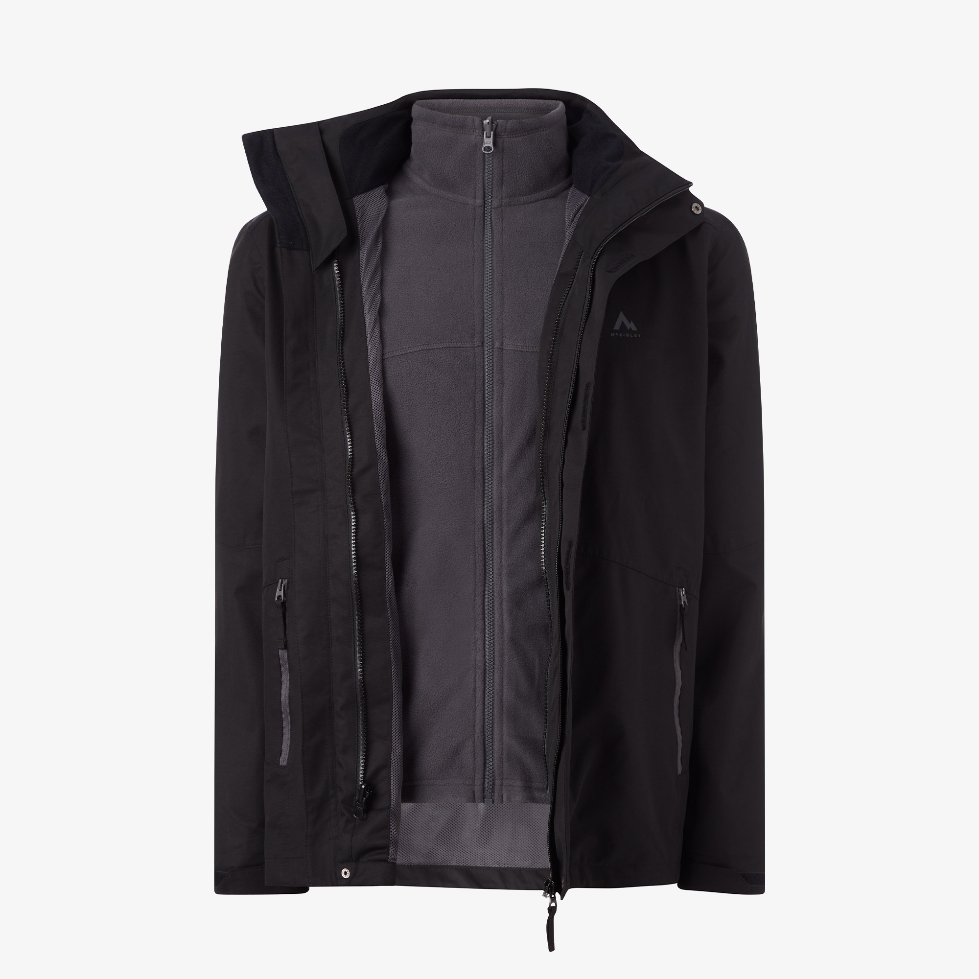 Mc Kinley Terang 3in1 Erkek Siyah Mont
