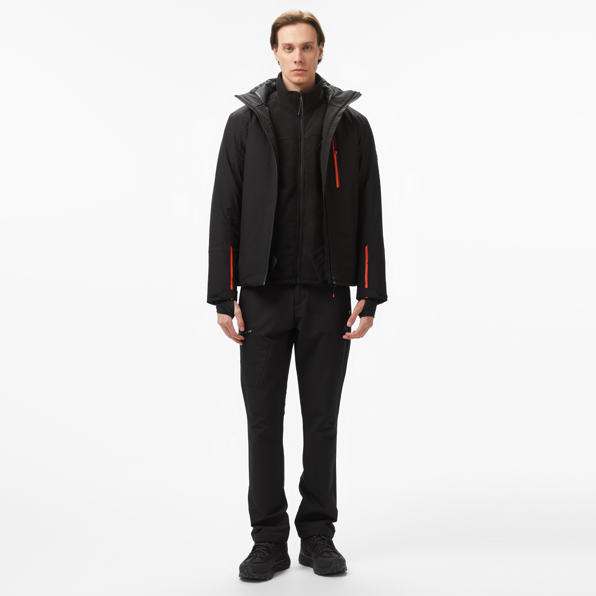 McKinley Dean II Erkek Siyah Kayak Montu