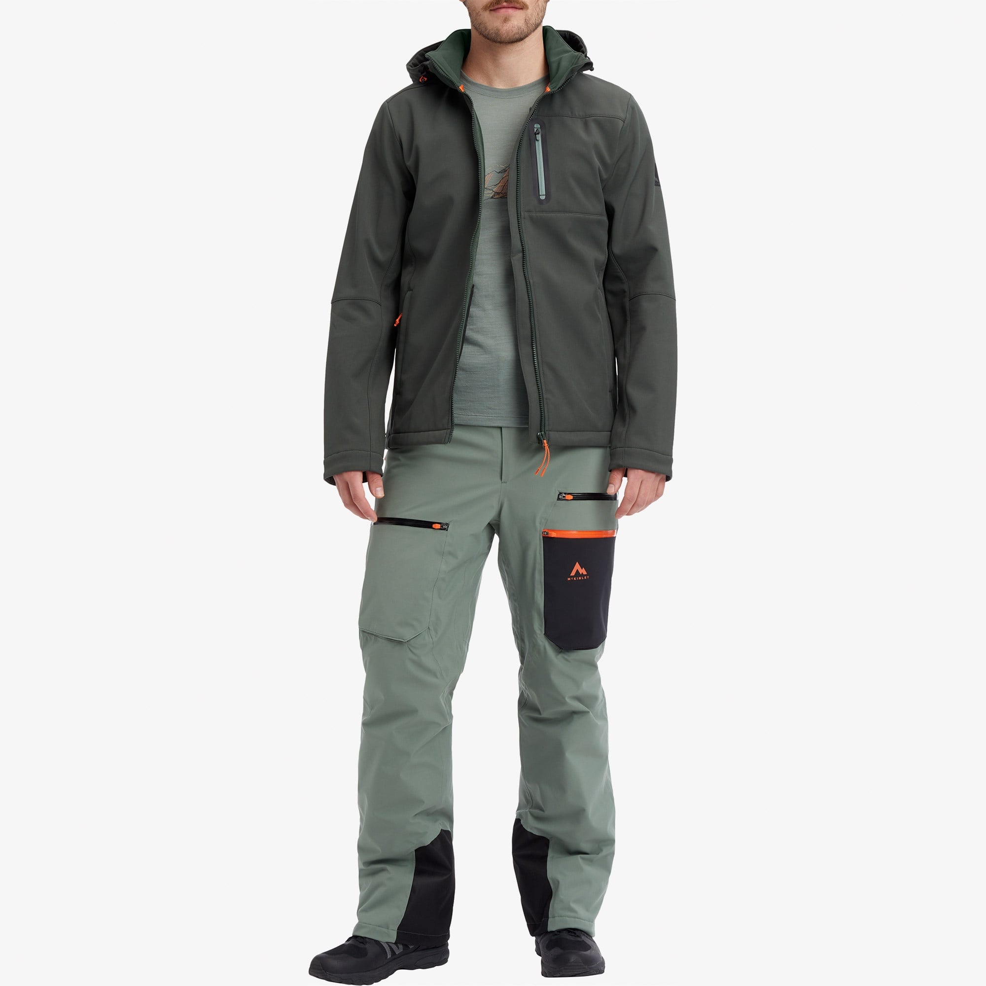 Mc Kinley Kadino Sofsthell Erkek Yeşil Ceket