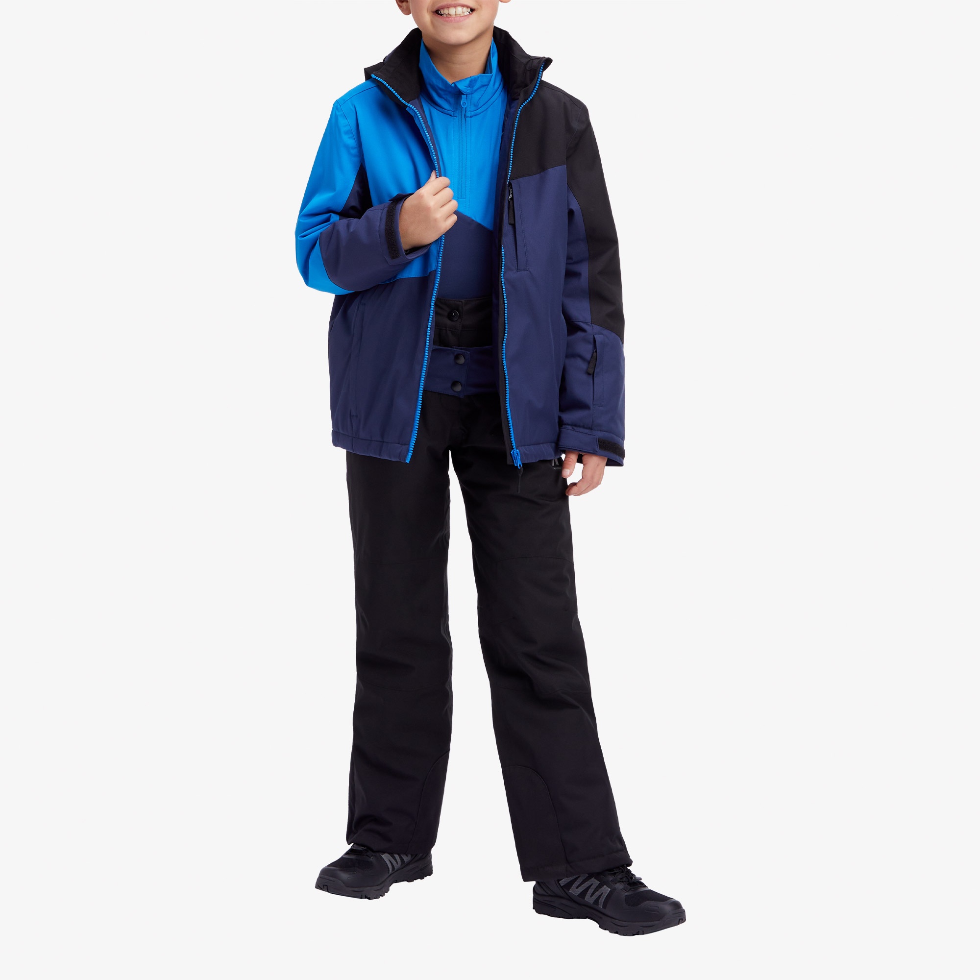 McKinley Stm David Aquamax Çocuk Mavi Kayak Montu