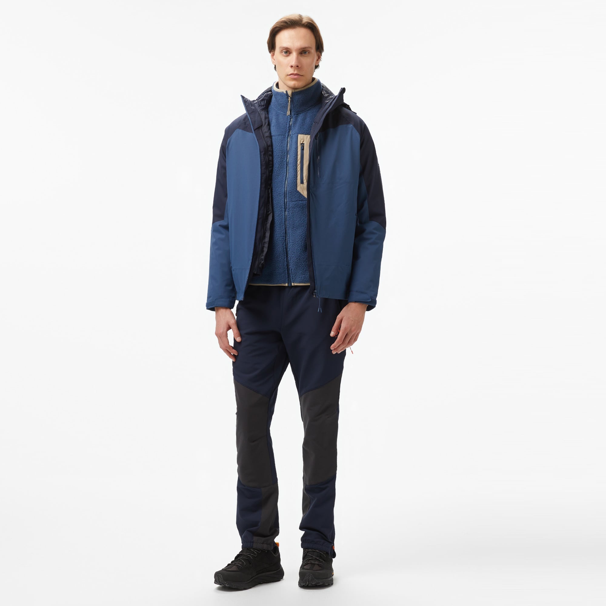 McKinley Avoca 3in1 Erkek Mavi Outdoor Mont