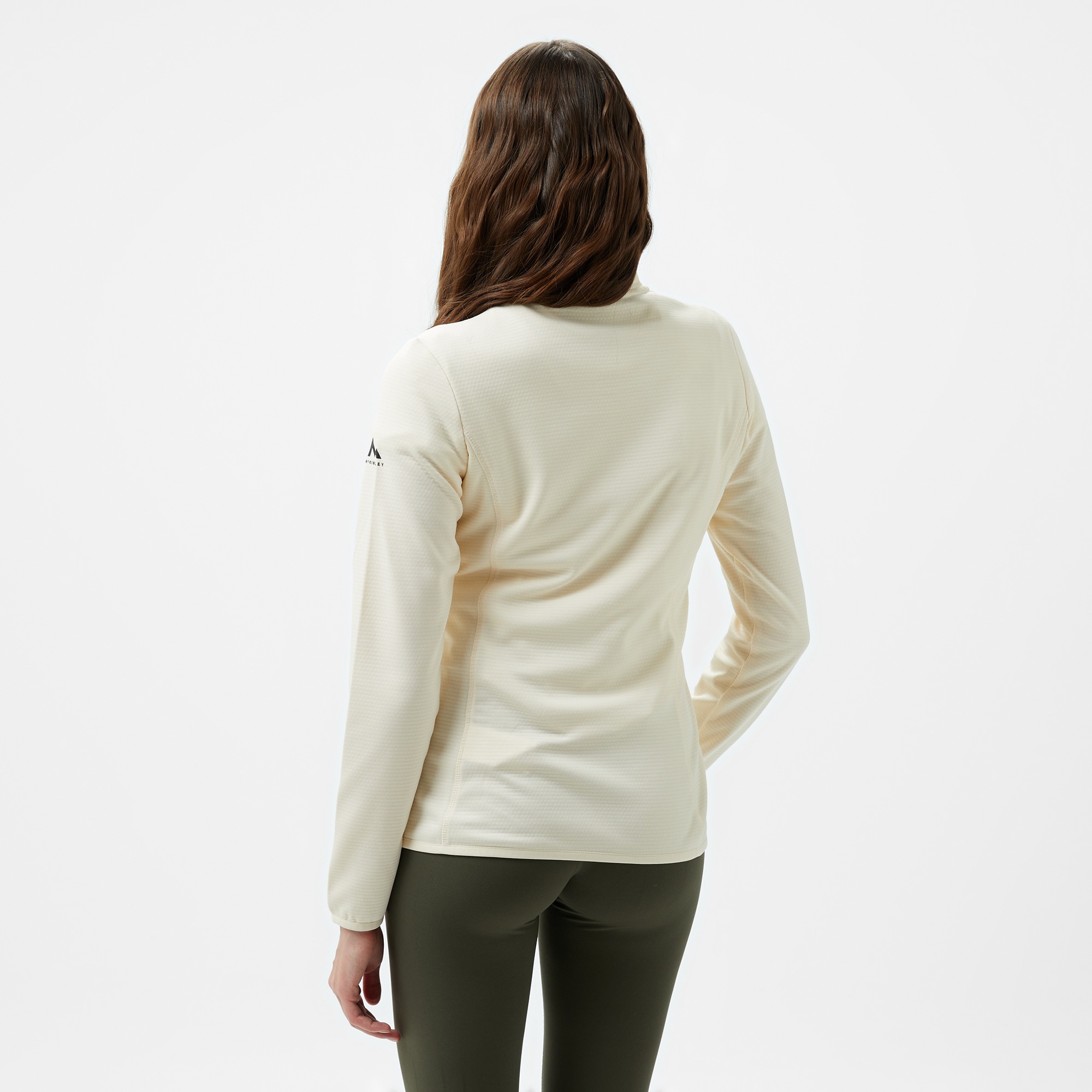 McKinley Andrea 1/2 Zip Kadın Krem Outdoor Polar
