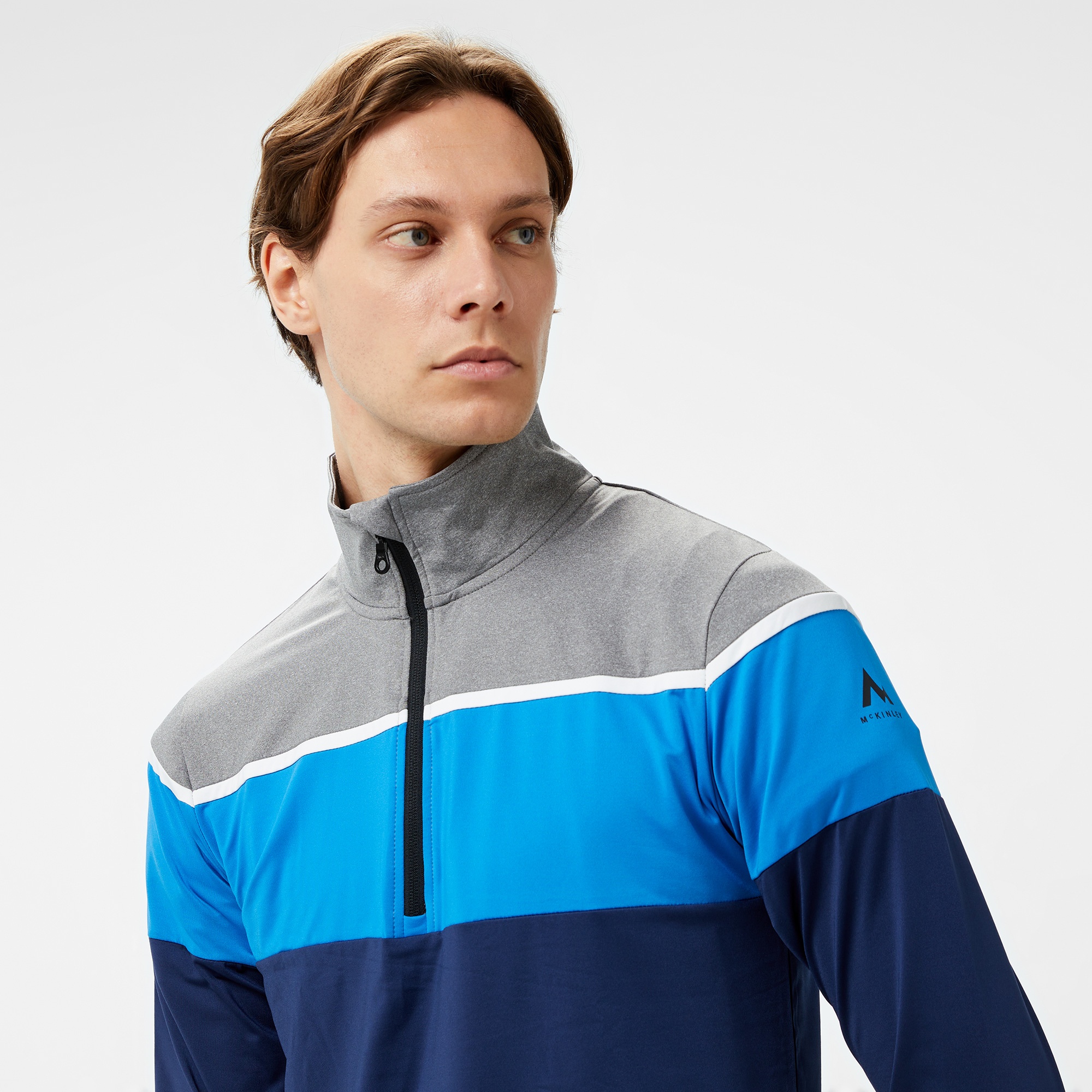 Mc Kinley Diego II Half Zipped Erkek Lacivert Üst