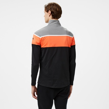  Mc Kinley Diego II Half Zipped Erkek Siyah/Turuncu Üst
