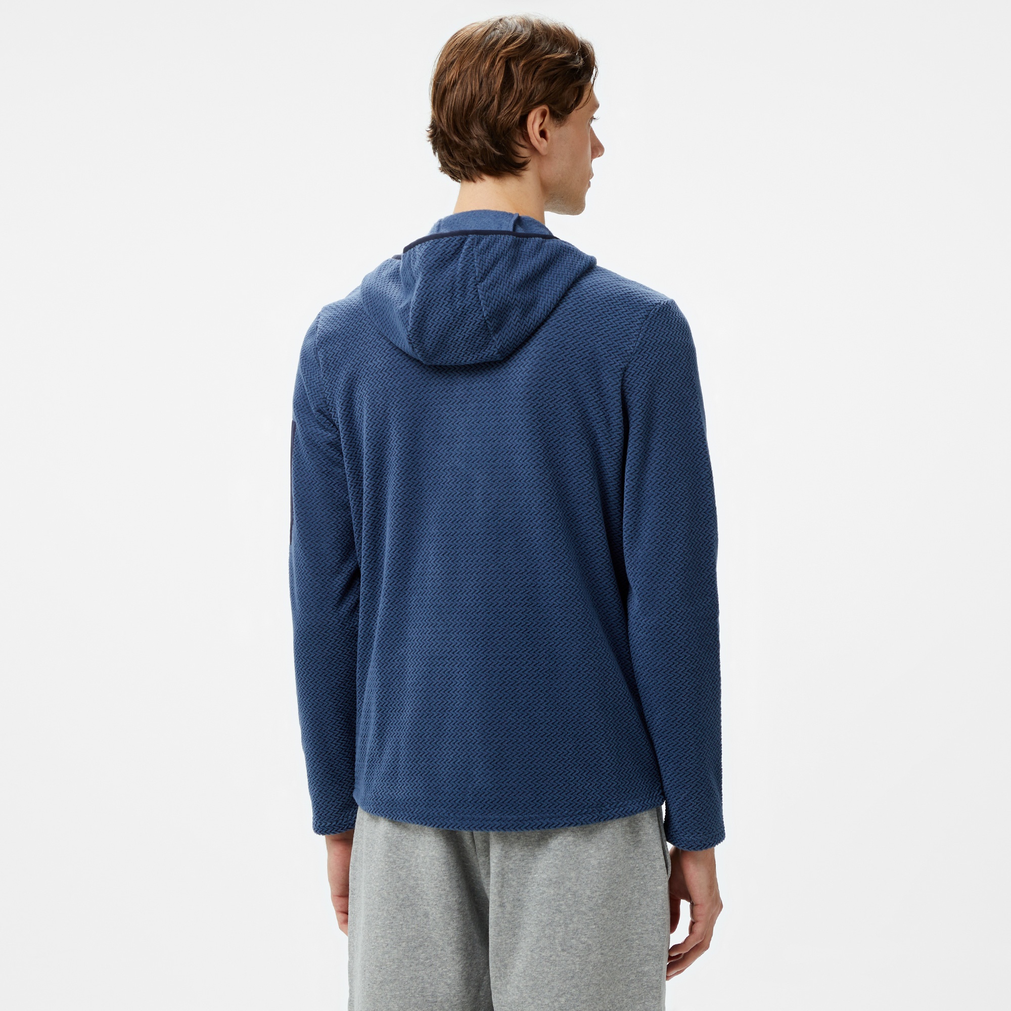 McKinley Hucture II Fz Erkek Mavi Outdoor Sweatshirt