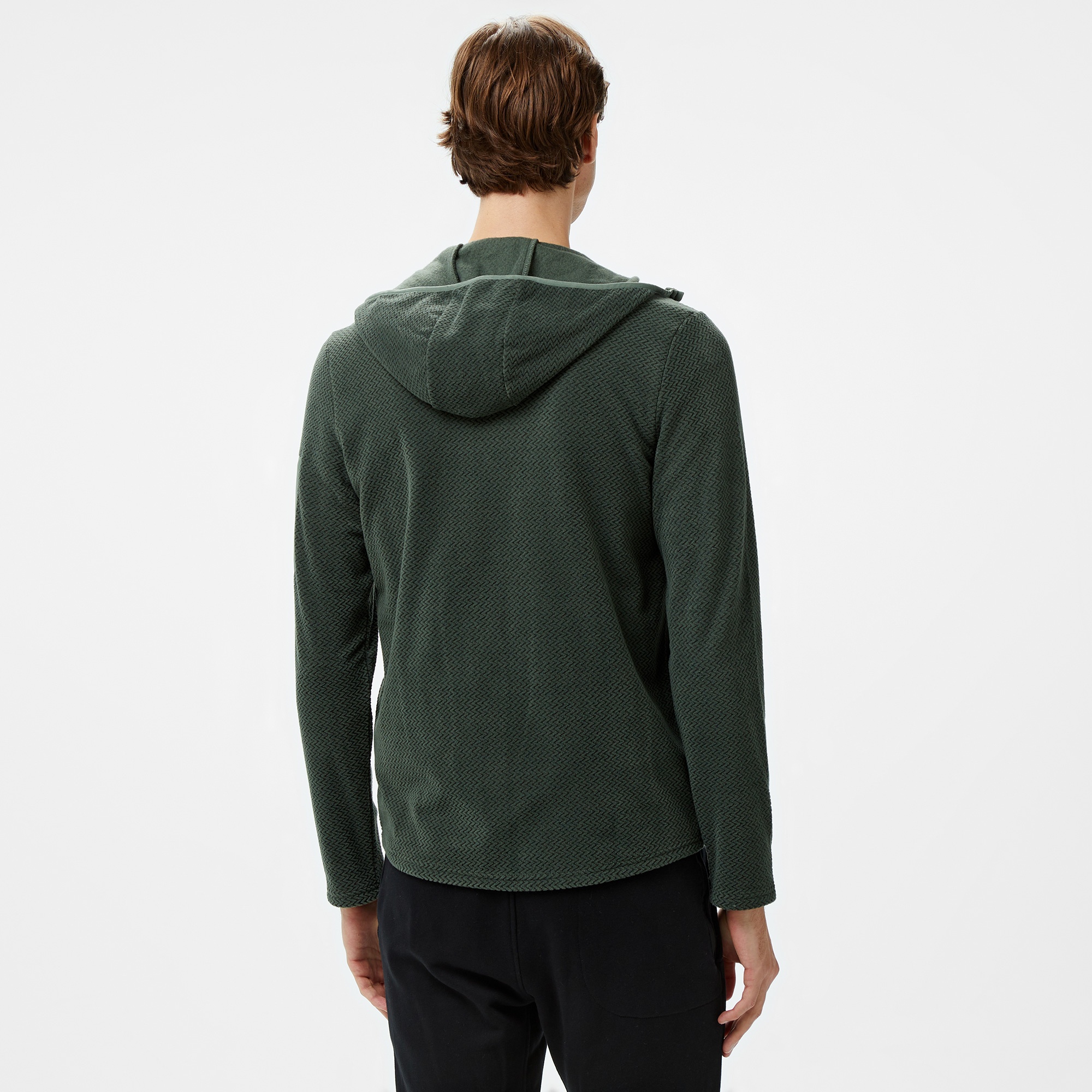 McKinley Hucture II Fz Erkek Yeşil Outdoor Sweatshirt