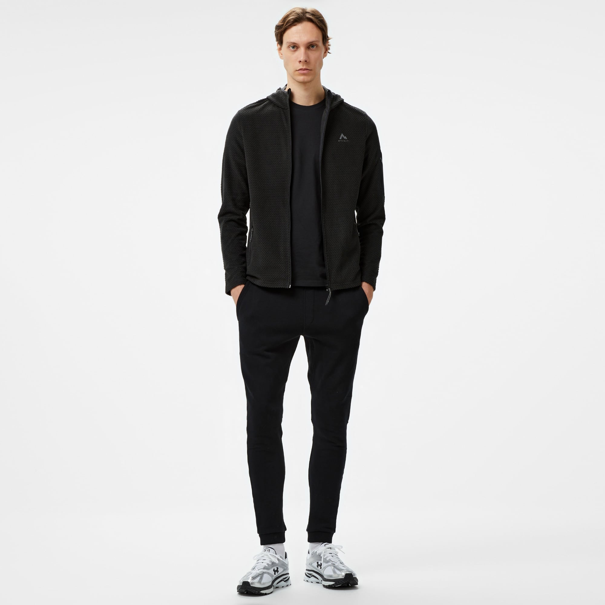 McKinley Hucture II Fz Erkek Siyah Outdoor Sweatshirt