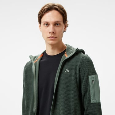  Mc Kinley Hucture II Fz Erkek Yeşil Outdoor Sweatshirt