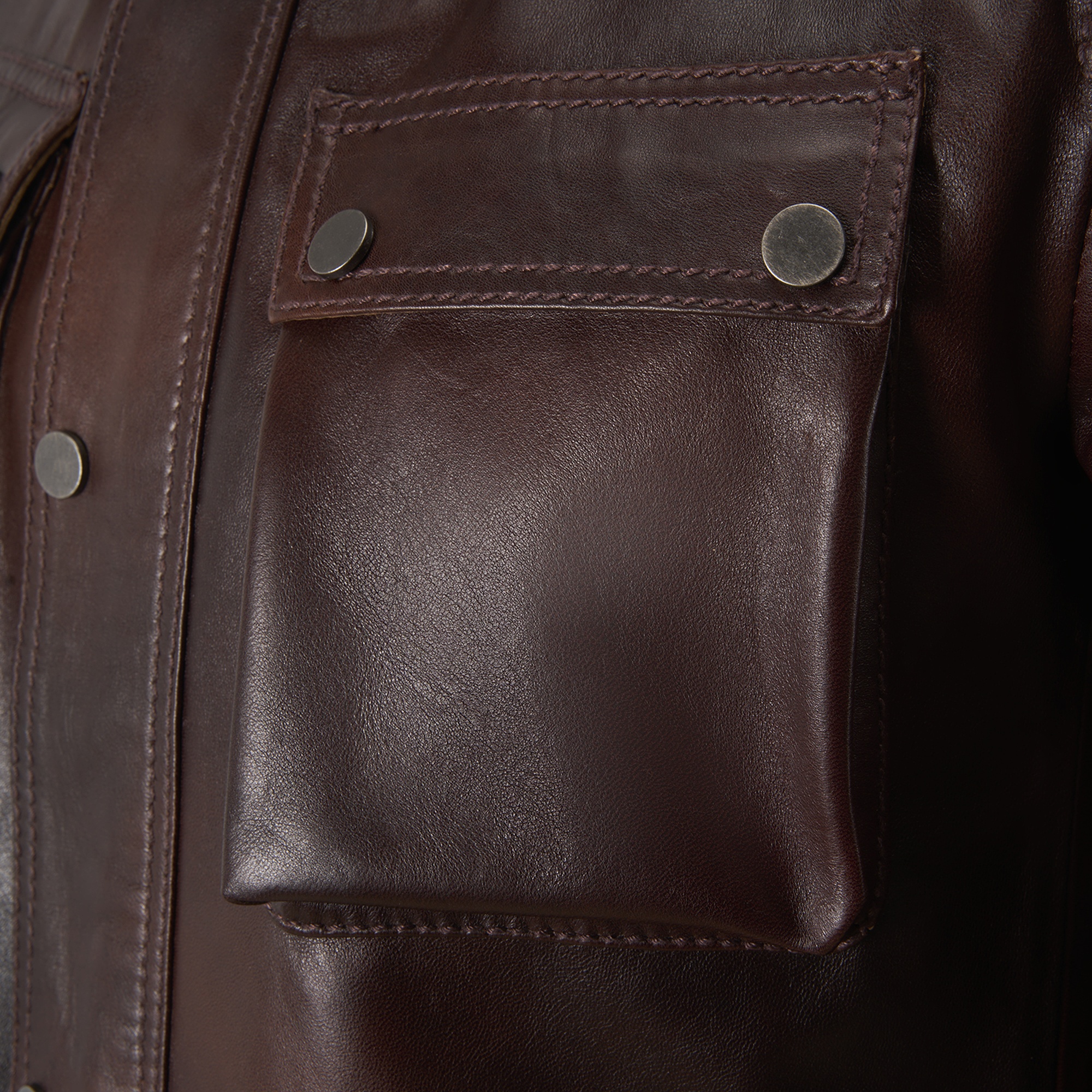 Dione Kahve Erkek Deri Mont