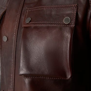  Dione Kahve Erkek Deri Mont