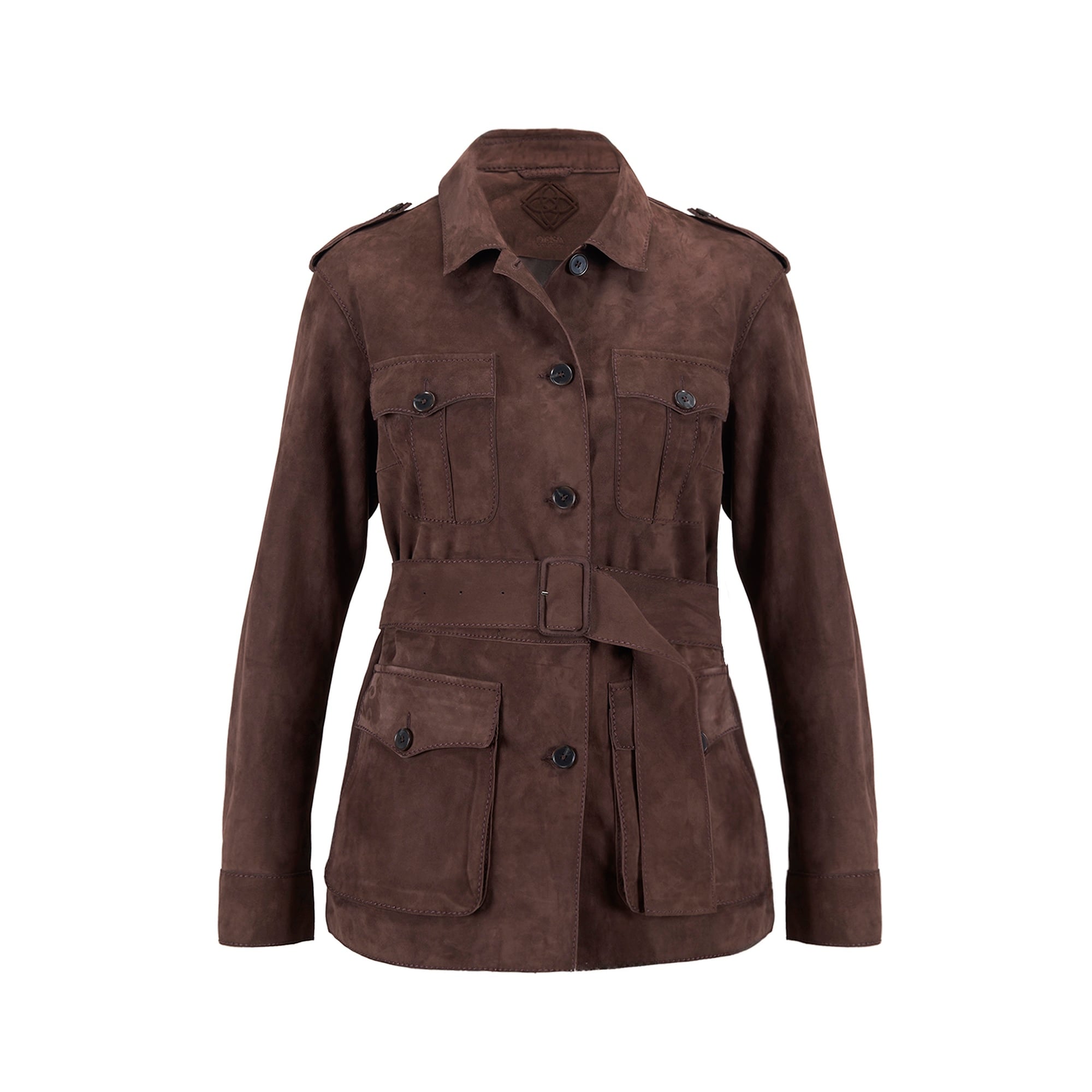 Tiora Kahve Kadın Süet Ceket