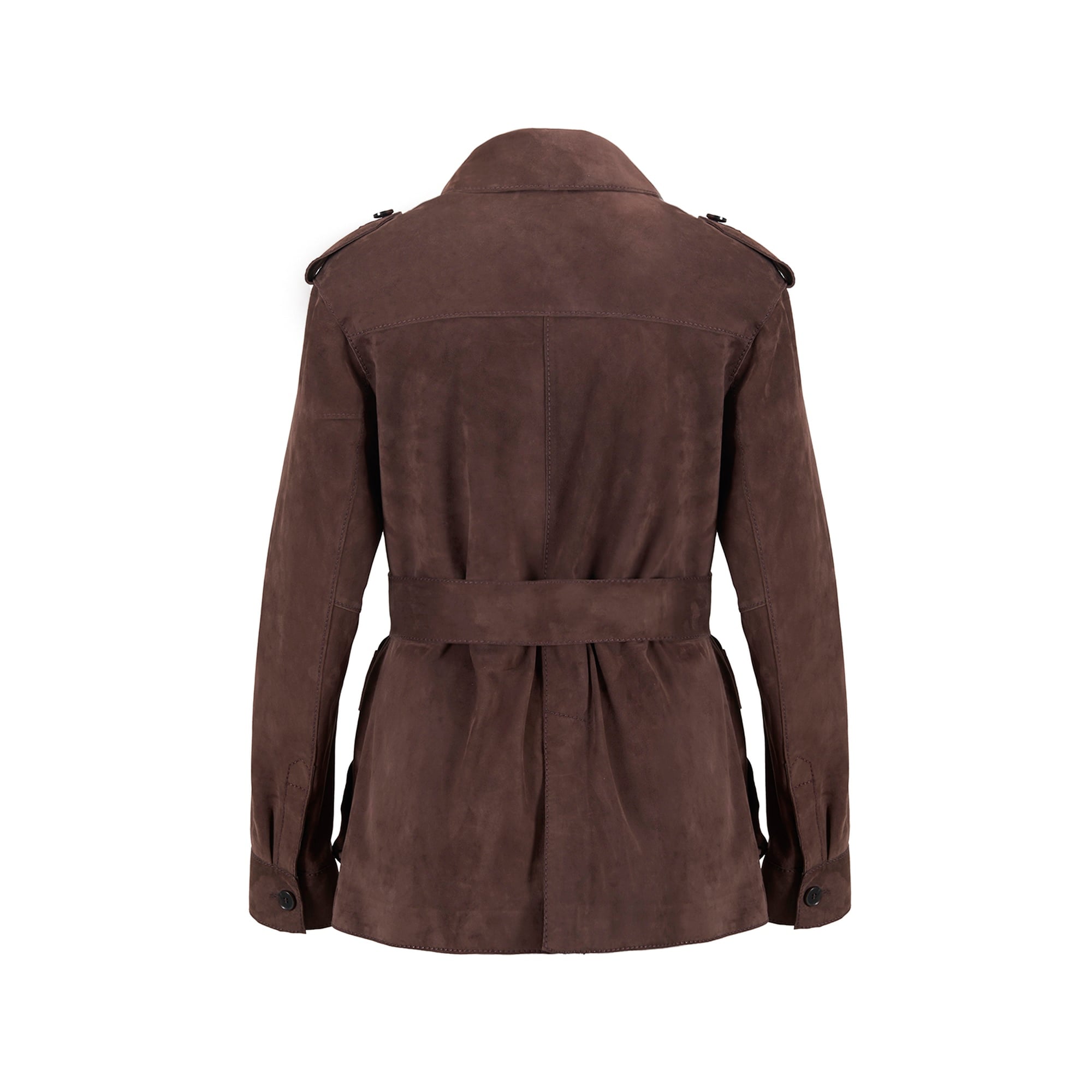 Tiora Kahve Kadın Süet Ceket