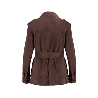  Tiora Kahve Kadın Süet Ceket