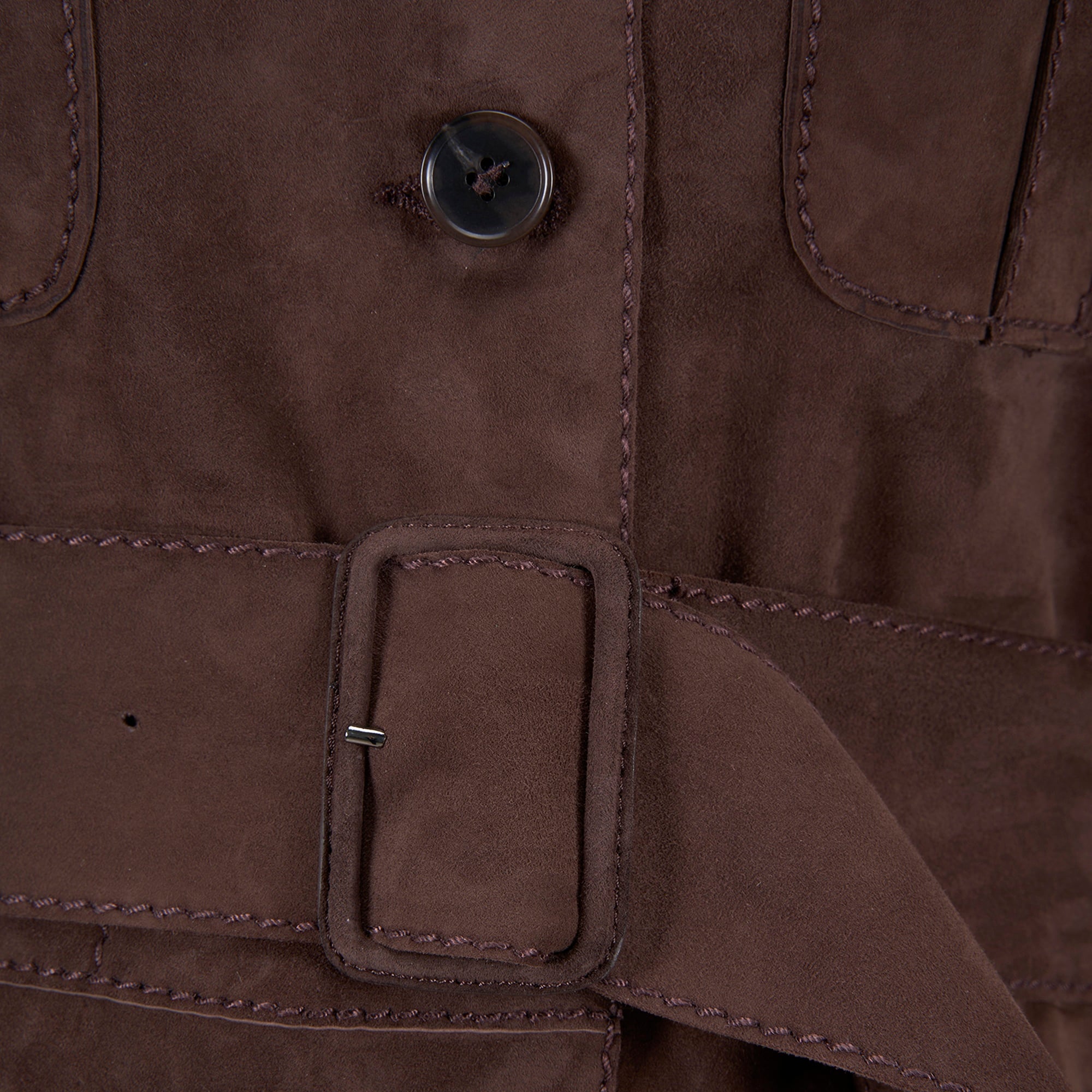 Tiora Kahve Kadın Süet Ceket