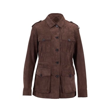  Tiora Kahve Kadın Süet Ceket