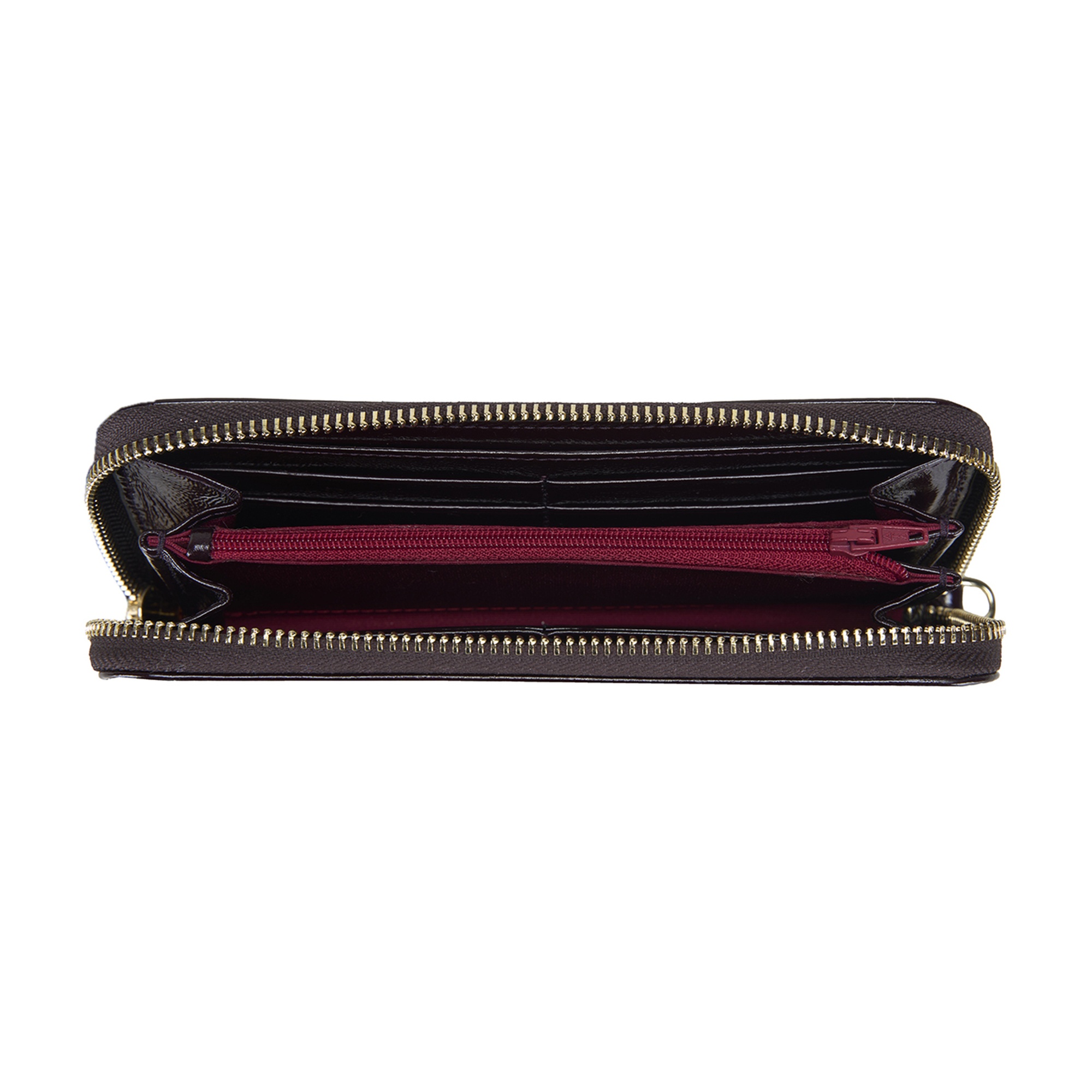 Kathleen Bordo Kadın Rugan Cüzdan