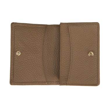  Jeffrey Kahve Kadın Deri Kartlık