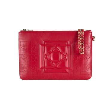  Vionya Kırmızı Nakışlı El Çantası